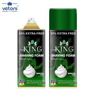 Vetoni Tin Ice King Regular Shaving Foam Green 400Ml