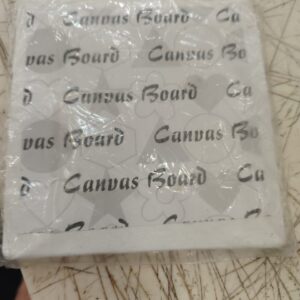 White Colour Canvas Board