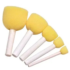 Yellow Sponge Applicator Set Of 5