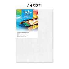 White Cotton Primed Canvas Board Size A4