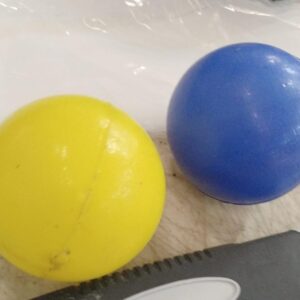 Yellow And Blue Color Ball Set For 2