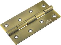 Golden Stainless Steel Door Hinge Set Of 2