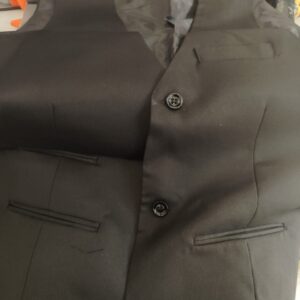 Black Color Sleeveless Blazer For Men Size M