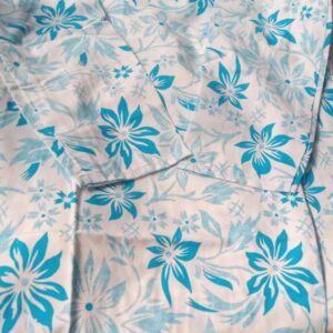 Womens Blue Printed Short Kurti Size 38