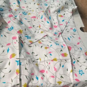 Womens Off White Short Kurti Size 38