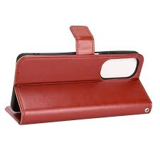 Oppo A17 Back Cover Oppo A17 Flip Cover Brown