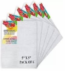 Canvas Board Size 4X4 Pack Of 2