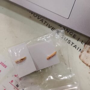 Gold Plated Women Mini Earrings And One Nospine