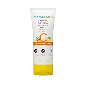Mamaearth Vitamin C Face Wash With Vitamin C And Turmeric For Skin Illumination 100 Ml