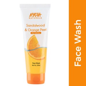 Nykaa Naturals Sandalwood And Orange Peel Face Wash 100 Ml