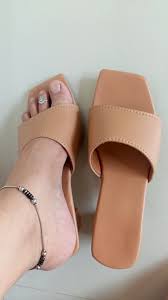 Women Slipper Brown Colour Size 5