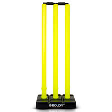 Boldfit Cricket Stumps With Stand Plastic
