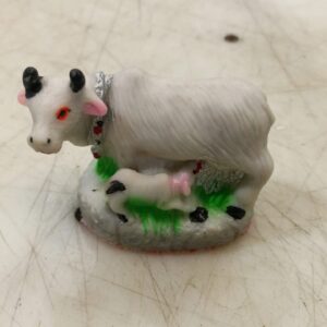 Decorative Unbreakable Cow And Calf Stone Statue