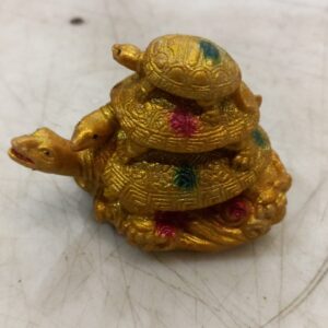 Tortoise Turtle Statue Golden Colour