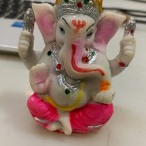 Multicolour Ganesh Ji Idol For Car Dashboard And Pooja Room Home Decoration Ganpati Bappa Murti