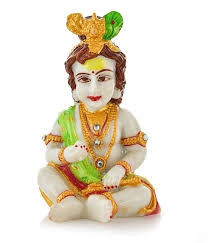 Hnh Crafts Polyresin Little Krishna Idols Bal Gopal