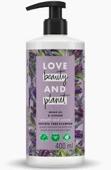 Love Beauty And Planet Argan Oil And Lavender Shampoo Smooth And Serene 400 Ml