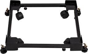 Iron Washing Machine Or Refrigerator Adjustable Folding Stand With Wheels