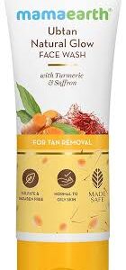Mamaearth Ubtan Natural Glow Face Wash With Turmeric And Saffron100 Ml