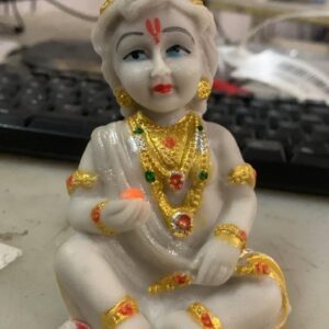 Krishna Statue For Pooja Lord Krishna Makhan Gopal Murti Religious Idol For Home