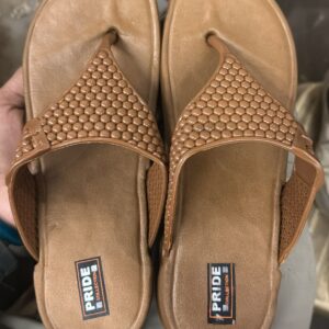 Women Slipper Lite Brown Color Size 5