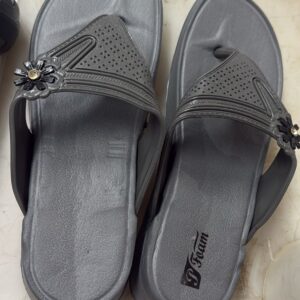 Women Slipper Grey Color Size 6