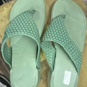 Women Slipper Lite Green Color Size 6