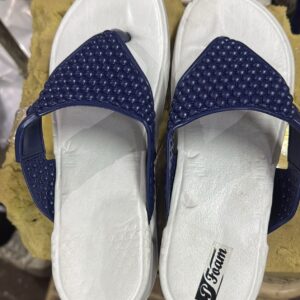 Women Slipper Lite Grey And Blue Color Size 7