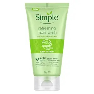 Simple Refreshing Facial Wash Gel 100Ml