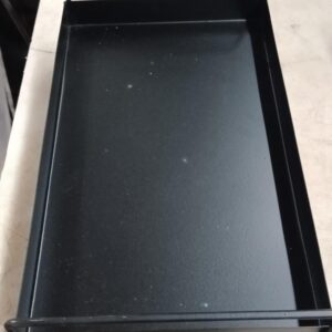 Single Tier Standing Spice Rack Black Color