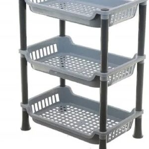 3 Layer Multi Purpose Kitchen Storage Basket Rack