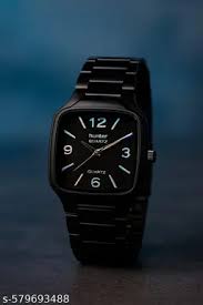 Trendy Watch For Men Colour Black