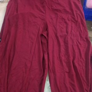Women High Waist Straight Fit High Waisted Pant Colour Mehroon Size 4 Xl