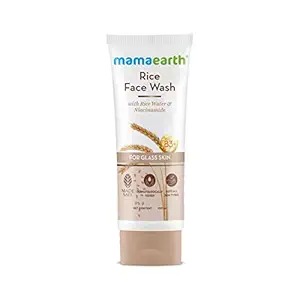 Mamaearth Rice Face Wash With Rice Water And Niacinamide For Glass Skin 100Ml