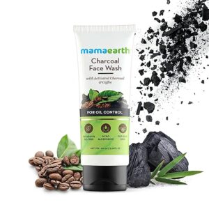 Mamaearth Charcoal Face Wash With Activated Charcoal And Coffee For Oil Control 100Ml