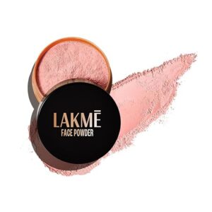 Lakme Forever Matte Face Powder Matte Finish Oil Cointrol For Rosy Glow Warm Pink 40Gm