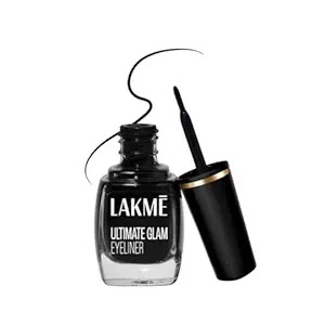 Lakme Ultimate Glam Eye Liner Semi Matte Black 9Ml