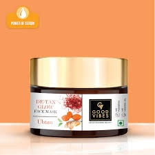 Goog Vibes De Tan Glow Face Mask Ubtan With Power Of Serum 100Gm