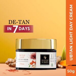Goog Vibes Ubtan De Tan Glow Light Day Cream With Power Of Serum