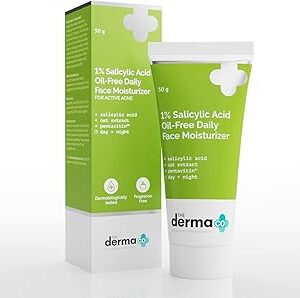 The Derma Co 1 Percentage Salicylic Acid Oil Free Moisturizer For Face 50G