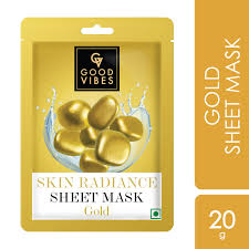 Good Vibes Gold Sheet Mask 20G