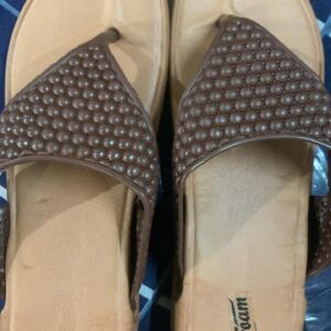 Slippers For Women Color Brown Size 5
