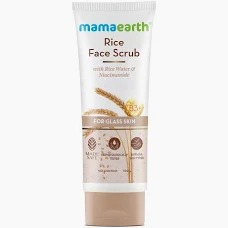 Mamaearth Rice Face Scrub With Rice Water And Niacinamide 100G