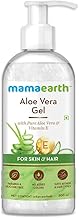 Mamaearth Aloe Vera Gel For Skin Hair With Pure Aloe Vera Vitamin E 300 Ml