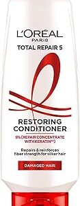 Loreal Paris Total Repair 5 Conditioner For Damaged And Weak Hair Powered By Keratin Xs Technology175Ml