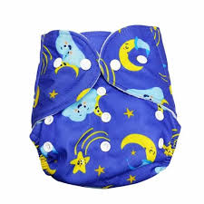 Giant Impex 100 Baby Cloth Diapers Blue Color 2 Years