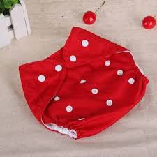 Giant Impex 100 Baby Cloth Diapers Red Color 2 Years