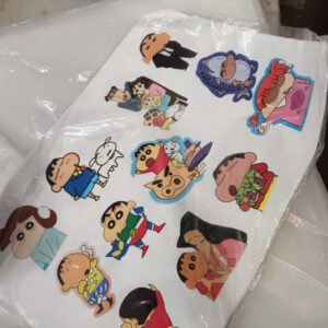 Shinchan Vinyl Sticker Set Of 4