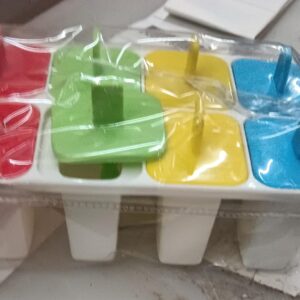 Unequetrend Tutty Fruity Kulfi Maker Multicolor Plastic Ice Cube Tray Set