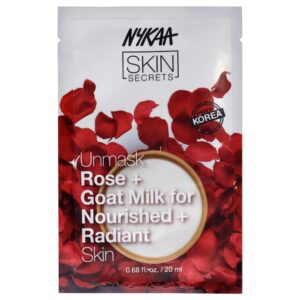 Nykaa Skin Secrets Sheet Mask Rose And Goat Milk 20Ml